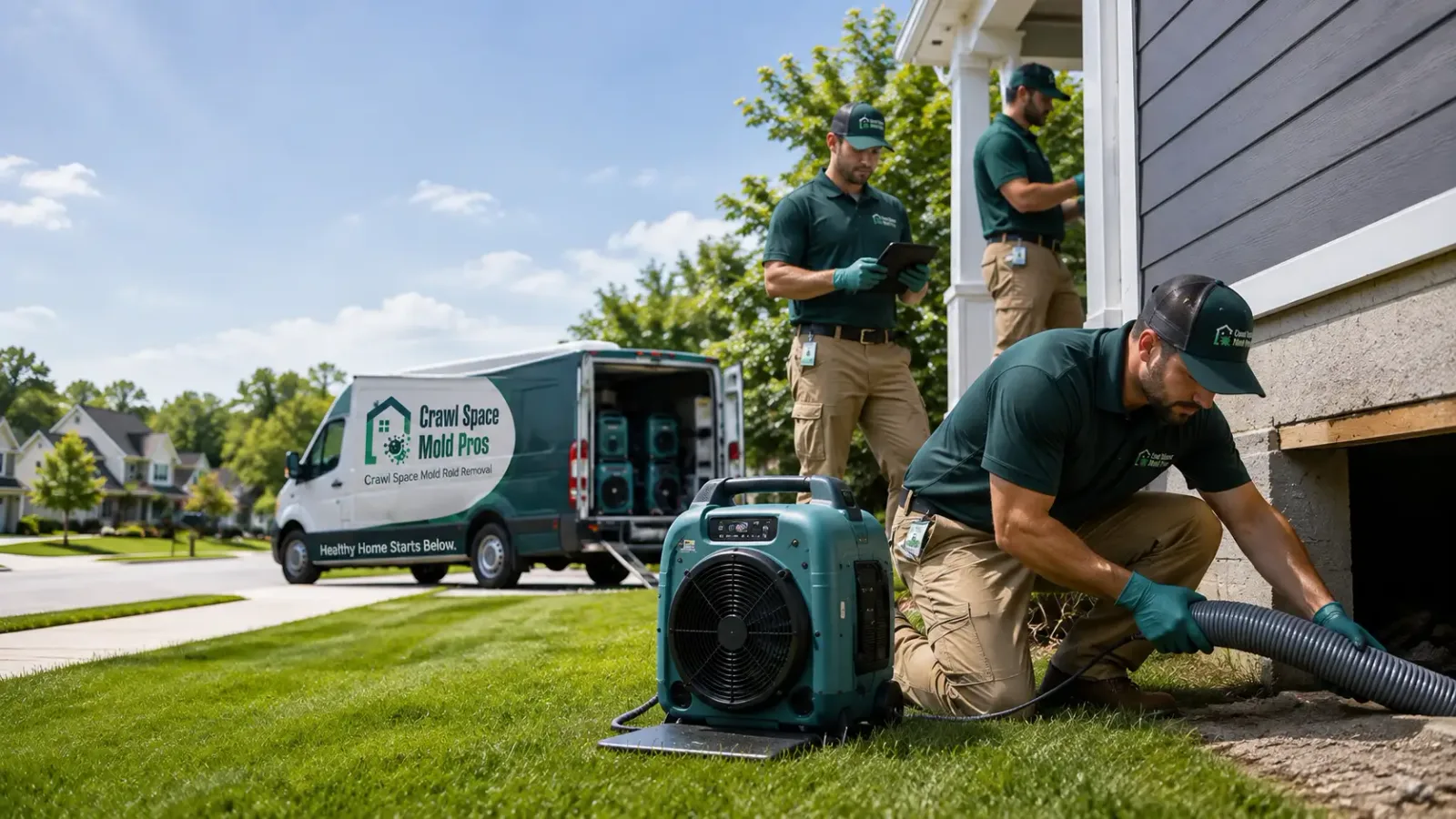 Crawl Space Mold Removal in South Barre, MA